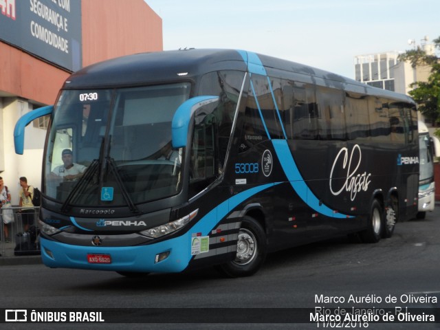 Empresa de Ônibus Nossa Senhora da Penha 53008 na cidade de Rio de Janeiro, Rio de Janeiro, Brasil, por Marco Aurélio de Oliveira. ID da foto: 6250352.