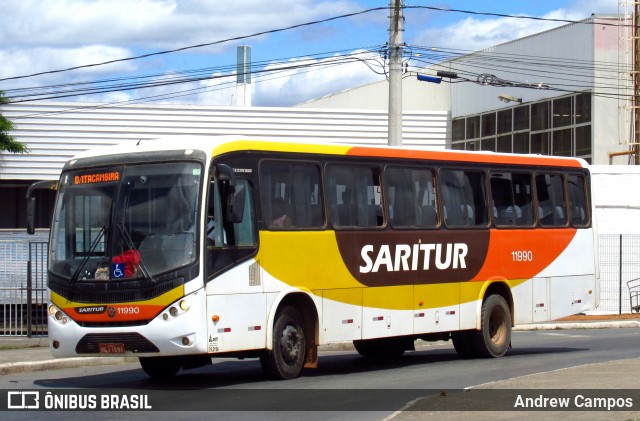 Saritur - Santa Rita Transporte Urbano e Rodoviário 11990 na cidade de Montes Claros, Minas Gerais, Brasil, por Andrew Campos. Número da foto: #6248911.