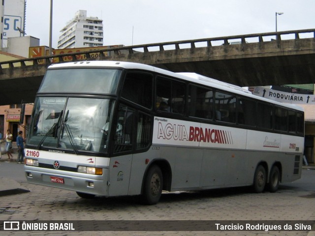 Viação Águia Branca 21160 na cidade de Belo Horizonte, Minas Gerais, Brasil, por Tarcisio Rodrigues da Silva. ID da foto: 6250504.