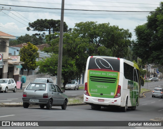 Expresso Princesa dos Campos 6460 na cidade de Ponta Grossa, Paraná, Brasil, por Gabriel Michalski. Número da foto: #6250001.