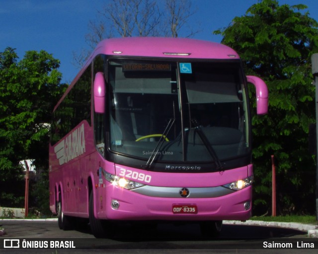 Viação Águia Branca 32090 na cidade de Vitória, Espírito Santo, Brasil, por Saimom  Lima. ID da foto: 6250245.