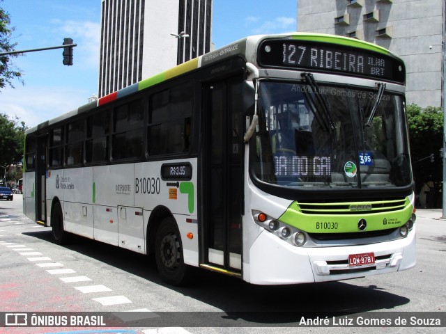 Transportes Paranapuan B10030 na cidade de Rio de Janeiro, Rio de Janeiro, Brasil, por André Luiz Gomes de Souza. ID da foto: 6250622.