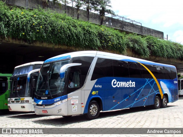 Viação Cometa 13104 na cidade de Belo Horizonte, Minas Gerais, Brasil, por Andrew Campos. ID da foto: 6248893.