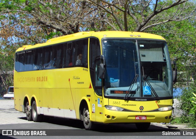 Viação Itapemirim 5865 na cidade de Vitória, Espírito Santo, Brasil, por Saimom  Lima. ID da foto: 6251287.