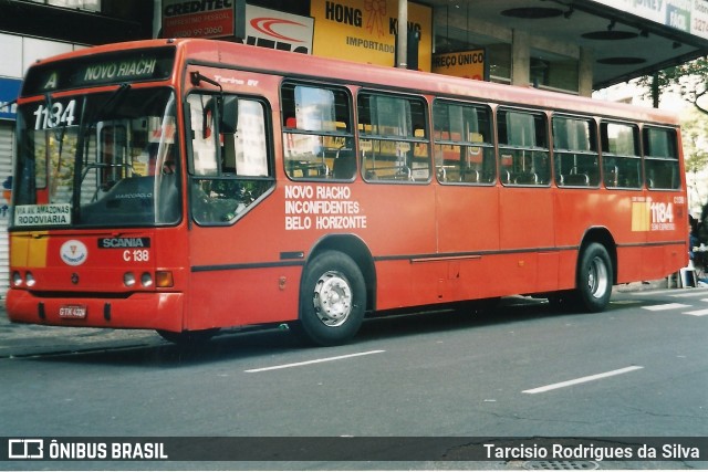 Riacho Transportes c138 na cidade de Belo Horizonte, Minas Gerais, Brasil, por Tarcisio Rodrigues da Silva. ID da foto: 6251197.