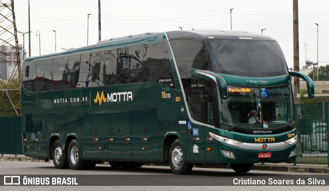 Viação Motta 18010 na cidade de São Paulo, São Paulo, Brasil, por Cristiano Soares da Silva. ID da foto: 6251515.