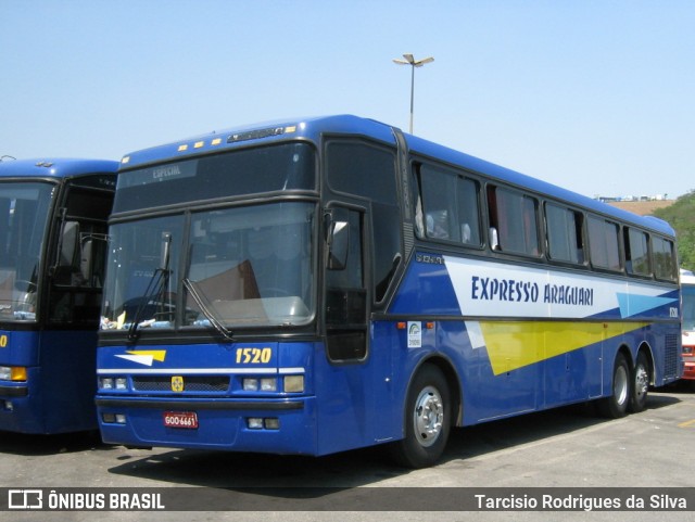 Expresso Araguari 1520 na cidade de Aparecida, São Paulo, Brasil, por Tarcisio Rodrigues da Silva. ID da foto: 6251687.