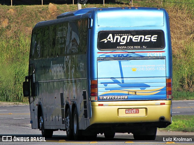 Expresso Angrense 6311 na cidade de Juiz de Fora, Minas Gerais, Brasil, por Luiz Krolman. Número da foto: #6251161.