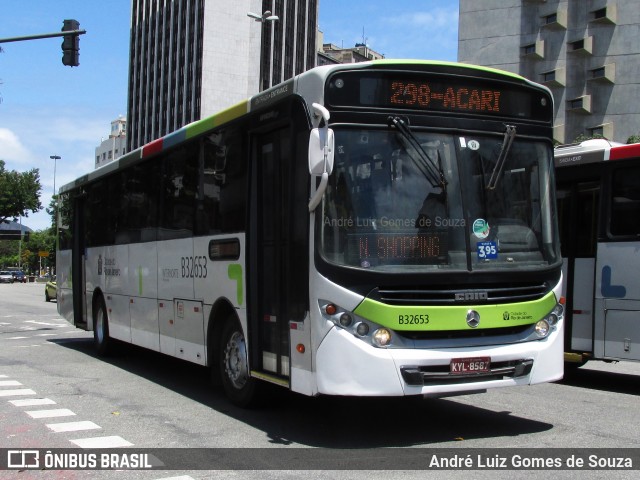 Viação Pavunense B32653 na cidade de Rio de Janeiro, Rio de Janeiro, Brasil, por André Luiz Gomes de Souza. ID da foto: 6251413.