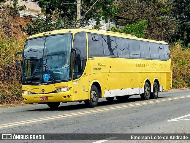Viação Itapemirim 5077 na cidade de Manhuaçu, Minas Gerais, Brasil, por Emerson Leite de Andrade. Número da foto: #6199217.