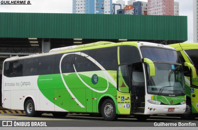 Expresso Princesa dos Campos 5699 na cidade de Curitiba, Paraná, Brasil, por Guilherme Bomfim. Número da foto: #6199221.