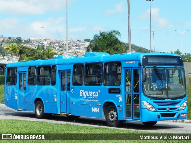 Biguaçu Transportes Coletivos Administração e Participação 1404 na cidade de Florianópolis, Santa Catarina, Brasil, por Matheus Vieira Mortari. Número da foto: #6197809.