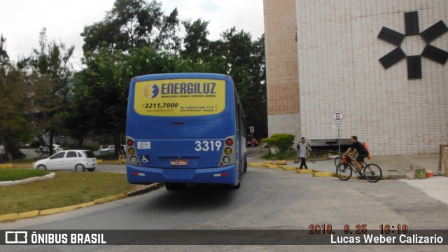Emflotur - Empresa Florianópolis de Transportes Coletivos 3319 na cidade de Florianópolis, Santa Catarina, Brasil, por Lucas Weber Calizario. Número da foto: #6198344.
