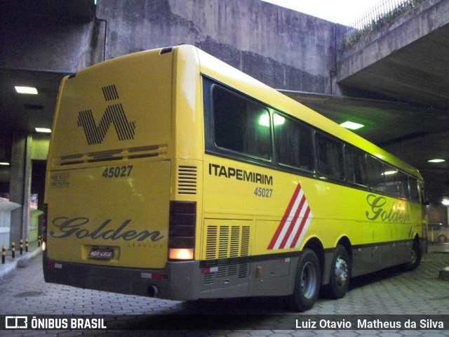 Viação Itapemirim 45027 na cidade de Belo Horizonte, Minas Gerais, Brasil, por Luiz Otavio Matheus da Silva. ID da foto: 6198048.