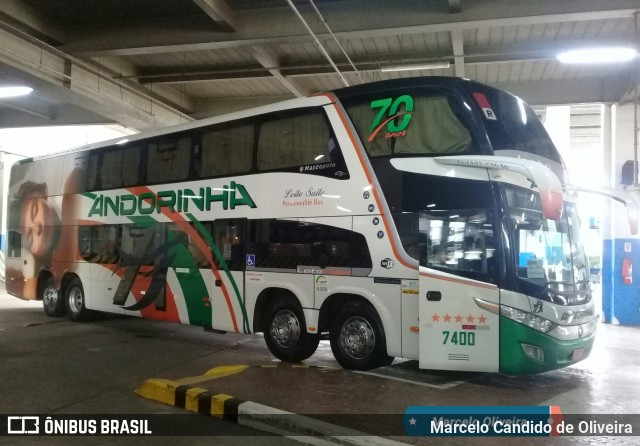 Empresa de Transportes Andorinha 7400 na cidade de Rio de Janeiro, Rio de Janeiro, Brasil, por Marcelo Candido de Oliveira. ID da foto: 6252472.