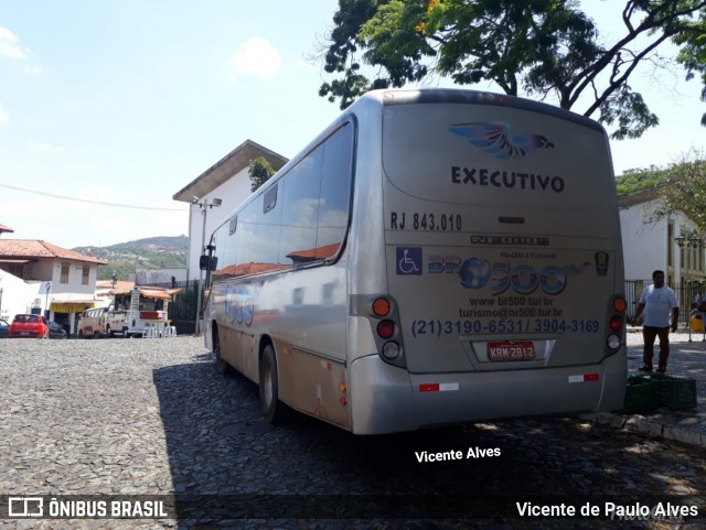 BR-500 Viagens e Turismo RJ 843.010 na cidade de Sabará, Minas Gerais, Brasil, por Vicente de Paulo Alves. ID da foto: 6253725.