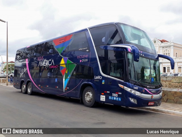 Nova América Turismo 1100 na cidade de São João del Rei, Minas Gerais, Brasil, por Lucas Henrique . Número da foto: #6252438.