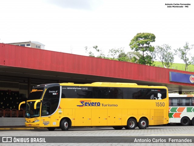 Severo Turismo 1550 na cidade de João Monlevade, Minas Gerais, Brasil, por Antonio Carlos Fernandes. ID da foto: 6252179.