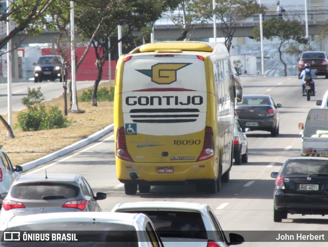 Empresa Gontijo de Transportes 18090 na cidade de Natal, Rio Grande do Norte, Brasil, por John Herbert. Número da foto: #6253570.