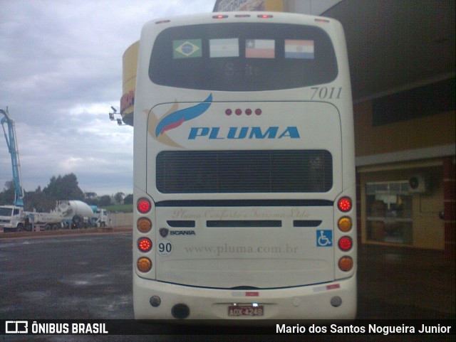 Pluma Conforto e Turismo 7011 na cidade de Corbélia, Paraná, Brasil, por Mario dos Santos Nogueira Junior. Número da foto: #6253763.