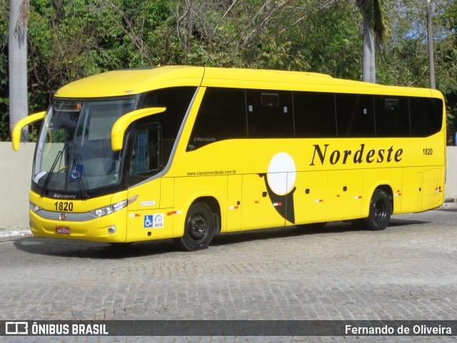 Viação Nordeste 1820 na cidade de Fortaleza, Ceará, Brasil, por Fernando de Oliveira. Número da foto: #6253534.