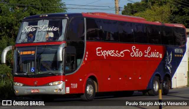 Expresso São Luiz 7110 na cidade de Cuiabá, Mato Grosso, Brasil, por Paulo Sergio Alves Venancio. ID da foto: 6256109.