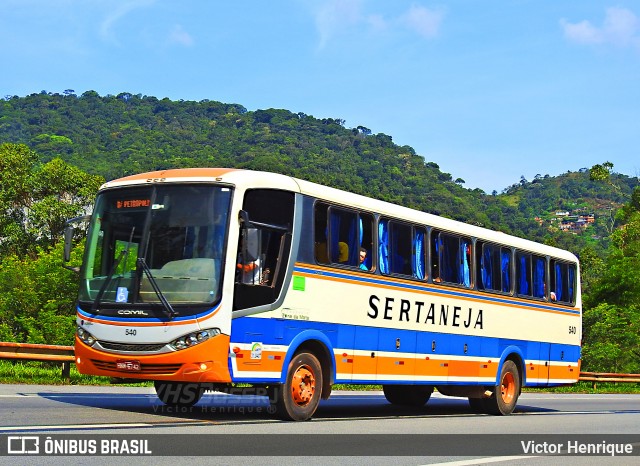 Viação Sertaneja 540 na cidade de Petrópolis, Rio de Janeiro, Brasil, por Victor Henrique. Número da foto: #6256242.