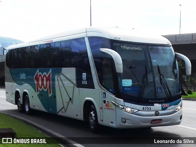 Auto Viação 1001 3000 na cidade de Florianópolis, Santa Catarina, Brasil, por Leonardo da Silva. ID da foto: 6255269.