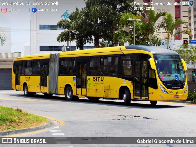 Viação Leme 1217 na cidade de Jundiaí, São Paulo, Brasil, por Gabriel Giacomin de Lima. ID da foto: 6255991.