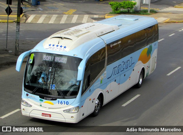 Transportadora Turística Natal 1610 na cidade de Contagem, Minas Gerais, Brasil, por Adão Raimundo Marcelino. ID da foto: 6255961.