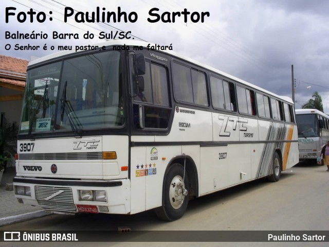 ZTL Turismo 3907 na cidade de Camboriú, Santa Catarina, Brasil, por Paulinho Sartor. Número da foto: #6254665.