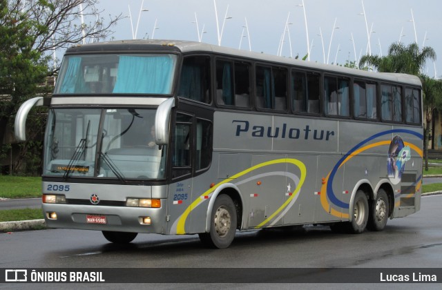 Paulotur Transporte e Turismo 2095 na cidade de Florianópolis, Santa Catarina, Brasil, por Lucas Lima. ID da foto: 6255974.