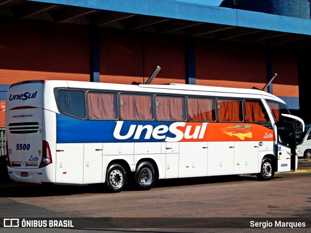 Unesul de Transportes 5500 na cidade de Porto Alegre, Rio Grande do Sul, Brasil, por Sergio Marques . Número da foto: #6200430.