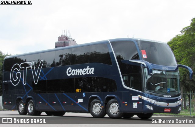 Viação Cometa 17315 na cidade de Curitiba, Paraná, Brasil, por Guilherme Bomfim. Número da foto: #6199274.