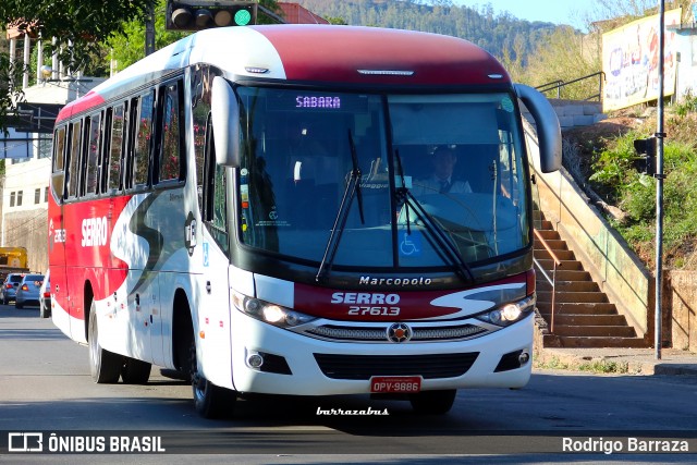 Viação Serro 27613 na cidade de Sabará, Minas Gerais, Brasil, por Rodrigo Barraza. ID da foto: 6200738.