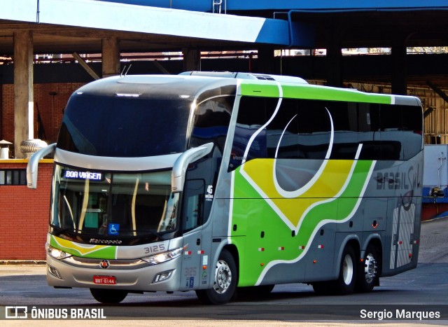 Brasil Sul Linhas Rodoviárias 3125 na cidade de Porto Alegre, Rio Grande do Sul, Brasil, por Sergio Marques . Número da foto: #6200435.