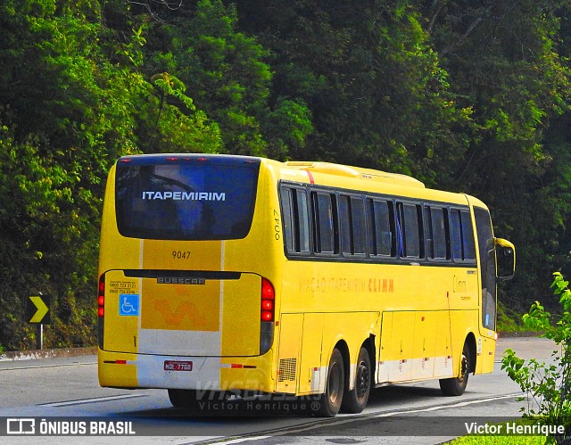 Viação Itapemirim 9047 na cidade de Petrópolis, Rio de Janeiro, Brasil, por Victor Henrique. ID da foto: 6200766.