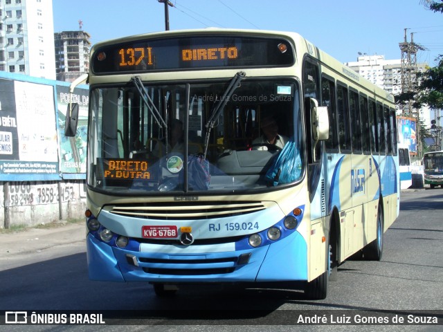 Master Transportes Coletivos de Passageiros RJ 159.024 na cidade de Nova Iguaçu, Rio de Janeiro, Brasil, por André Luiz Gomes de Souza. ID da foto: 6200712.