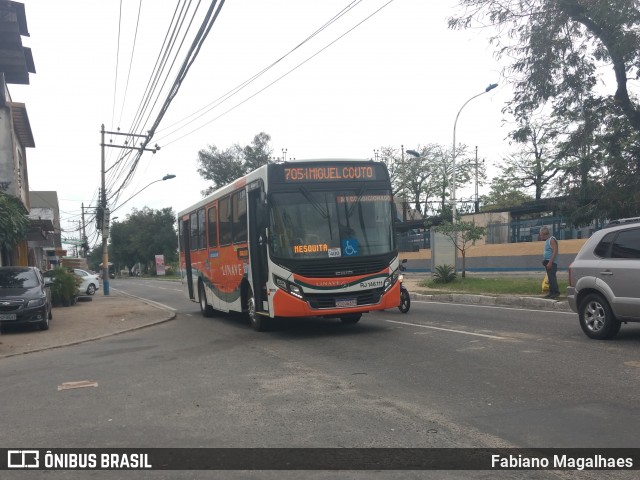 Linave Transportes RJ 146.111 na cidade de Mesquita, Rio de Janeiro, Brasil, por Fabiano Magalhaes. ID da foto: 6200538.