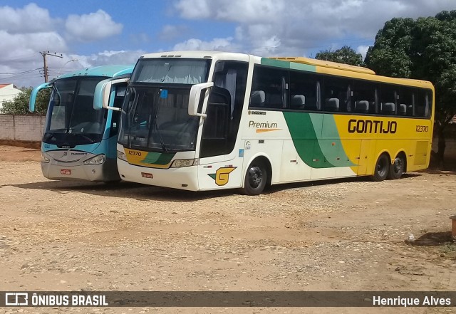 Empresa Gontijo de Transportes 12370 na cidade de Araçuaí, Minas Gerais, Brasil, por Henrique Alves. ID da foto: 6199868.