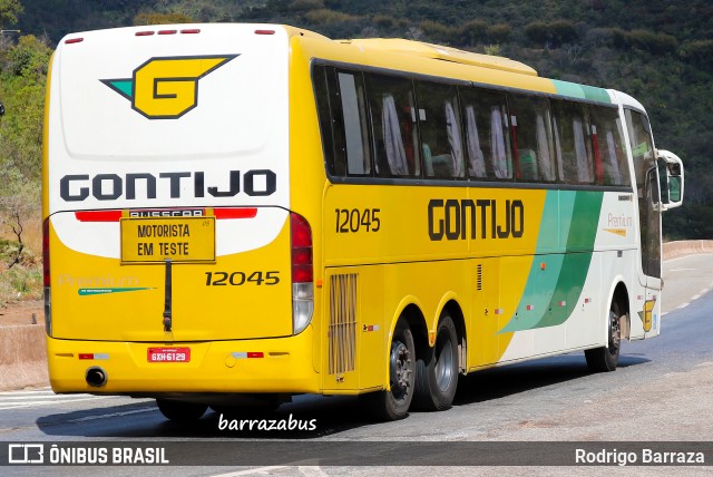 Empresa Gontijo de Transportes 12045 na cidade de Caeté, Minas Gerais, Brasil, por Rodrigo Barraza. ID da foto: 6201875.