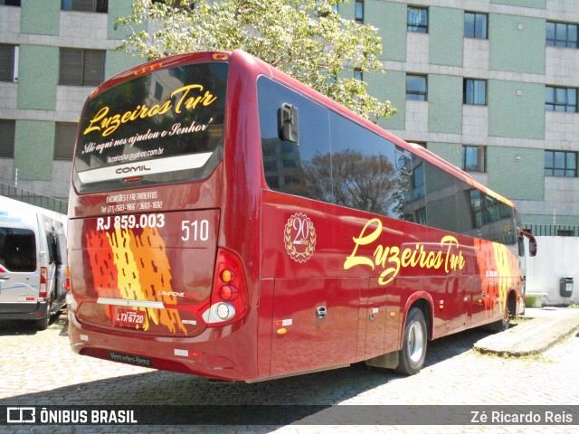 Luzeiros Tur 510 na cidade de Petrópolis, Rio de Janeiro, Brasil, por Zé Ricardo Reis. Número da foto: #6201464.