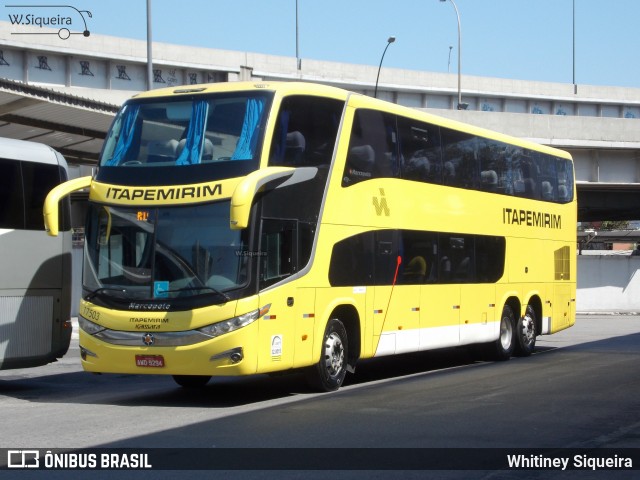 Viação Itapemirim 17503 na cidade de Rio de Janeiro, Rio de Janeiro, Brasil, por Whitiney Siqueira. Número da foto: #6201336.