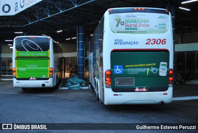 Viação Nova Integração 2306 na cidade de Guaíra, Paraná, Brasil, por Guilherme Esteves Peruzzi. ID da foto: 6201216.