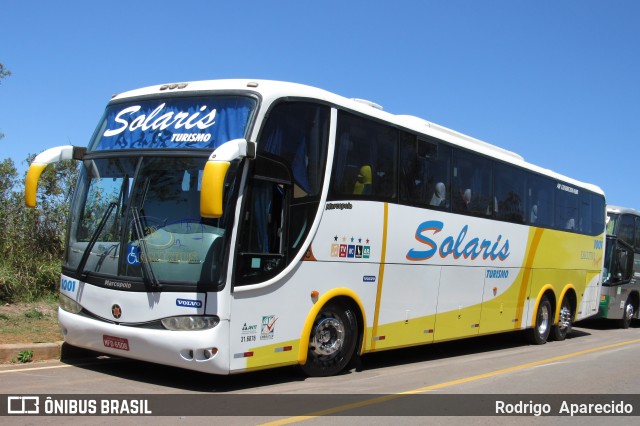 Solaris Turismo 1001 na cidade de Congonhas, Minas Gerais, Brasil, por Rodrigo  Aparecido. Número da foto: #6201928.