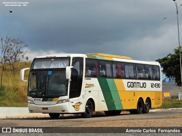 Empresa Gontijo de Transportes 12430 na cidade de João Monlevade, Minas Gerais, Brasil, por Antonio Carlos Fernandes. Número da foto: #6203014.