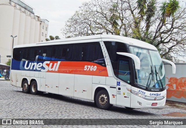 Unesul de Transportes 5760 na cidade de Caxias do Sul, Rio Grande do Sul, Brasil, por Sergio Marques . ID da foto: 6202986.