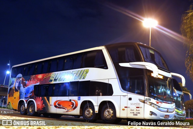 Eucatur - Empresa União Cascavel de Transportes e Turismo 4935 na cidade de Florianópolis, Santa Catarina, Brasil, por Felipe Navas Geraldo Moura . Número da foto: #6204257.