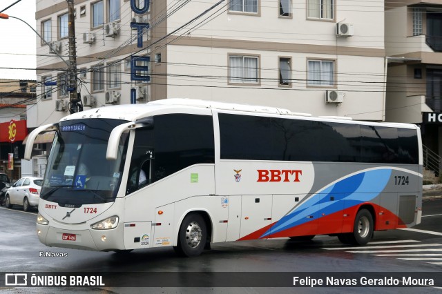 BBTT - Benfica Barueri Transporte e Turismo 1724 na cidade de Balneário Camboriú, Santa Catarina, Brasil, por Felipe Navas Geraldo Moura . Número da foto: #6203831.