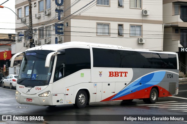 BBTT - Benfica Barueri Transporte e Turismo 1724 na cidade de Balneário Camboriú, Santa Catarina, Brasil, por Felipe Navas Geraldo Moura . ID da foto: 6203831.